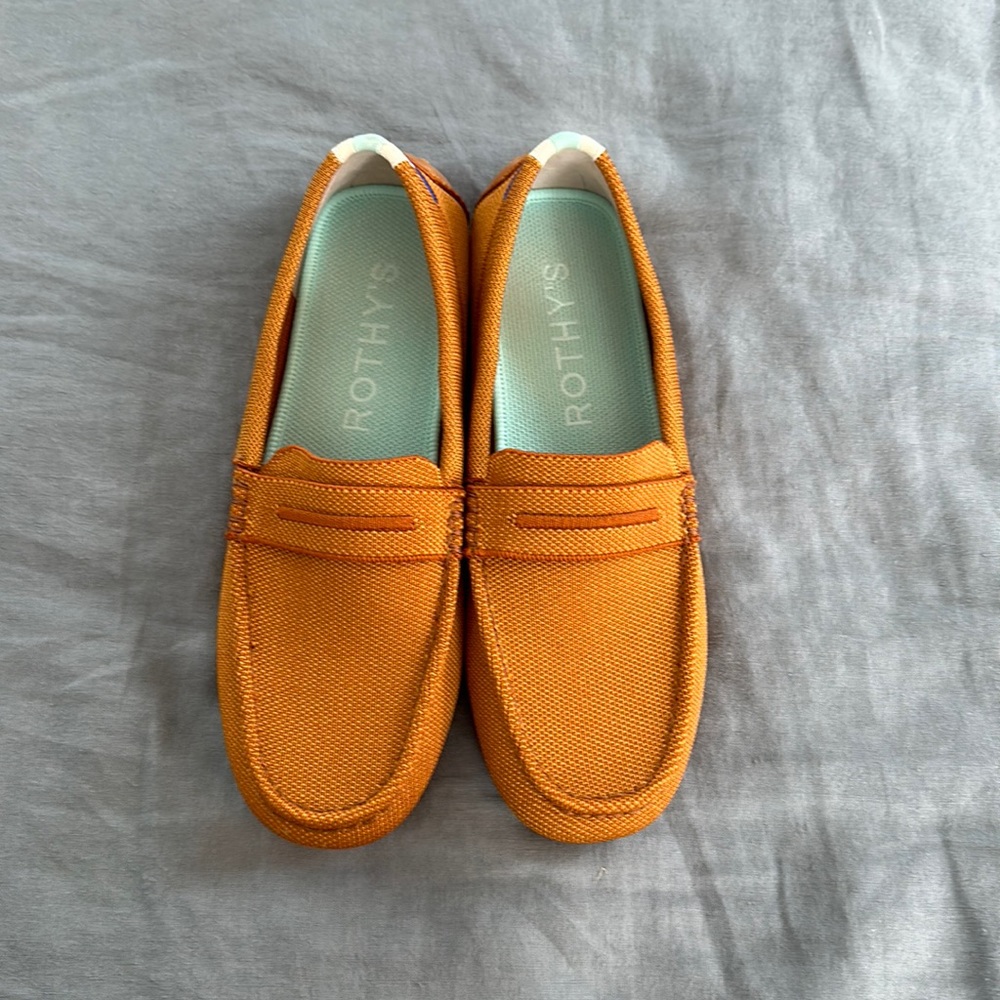 Rothy’s Drivers in Cognac Size 8.5